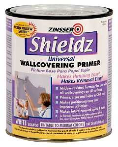 Zinsser 2504 Wallcovering Primer, White, Liquid, 1 qt