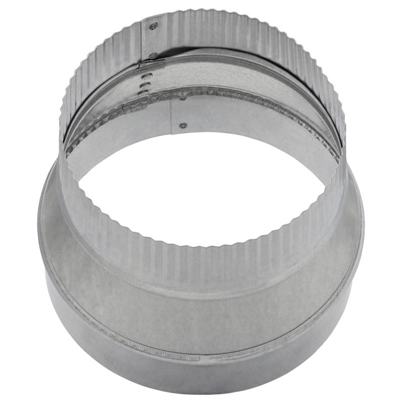 Imperial 7 in. D X 6 in. D Galvanized Steel Furnace Pipe Reducer