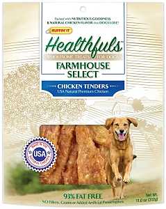 Ruffin'It 08500 Dog Treat, 11 oz, Chicken Tender