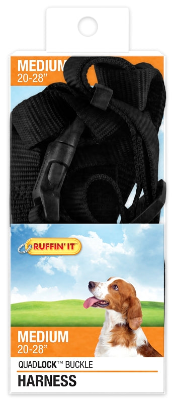 Ruffin'It 41473 Adjustable Harness, 3/4 in x 20 to 28 in, Buckle, Nylon, Assorted, Pack of 3