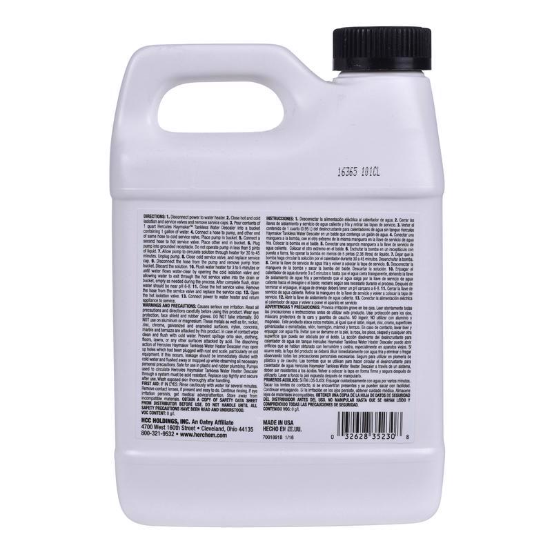 Haymaker 32 oz Tankless Water Heater Descaler