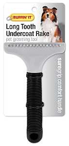 Ruffin'It 19724 Pet Long Tooth Undercoat Rake