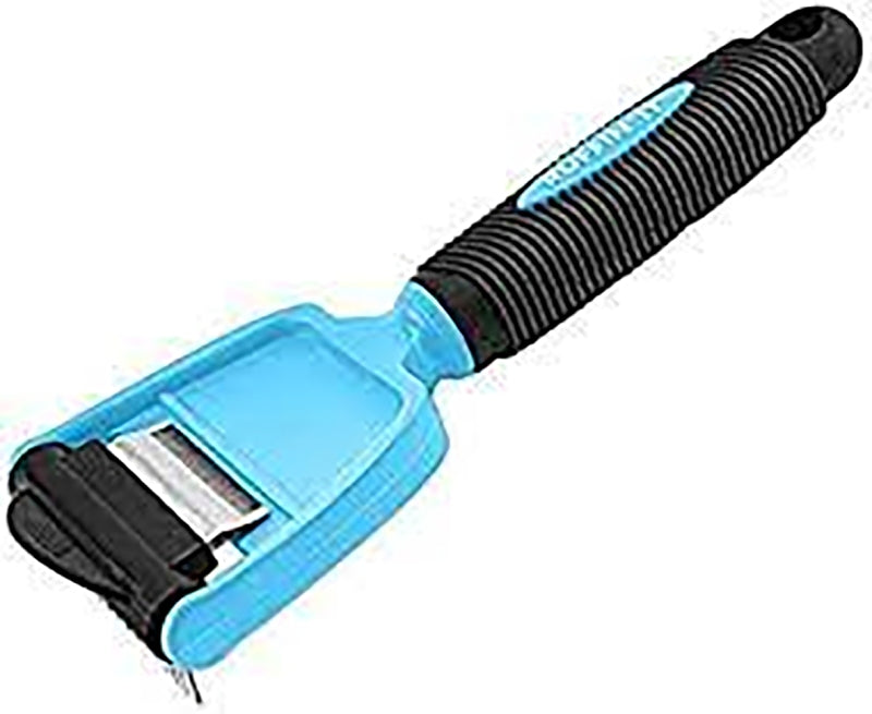 Ruffin'It Fur-B-Gone 19800 2-in-1 Pet Deshedding Tool, Plastic, Cat, Dog