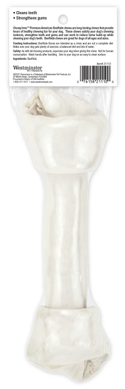 Westminster Chomp'ems 21110 Flat Knot Bone, 10 to 11 in Shrink Wrap