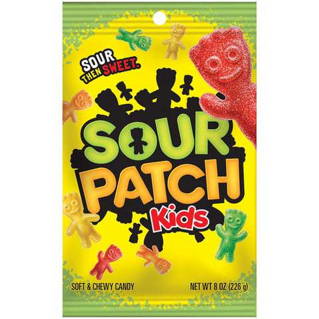 Sour Patch Kids Assorted Chewy Candy 8 oz, Pack of 12