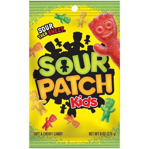 Sour Patch Kids Assorted Chewy Candy 8 oz, Pack of 12