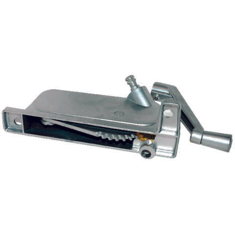 Barton Kramer Silver Aluminum Right Awning Window Operator For Miami