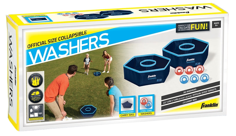 Franklin Sports 51600 Starter Washer Set, 6 years, Plastic/Steel, Blue/Red