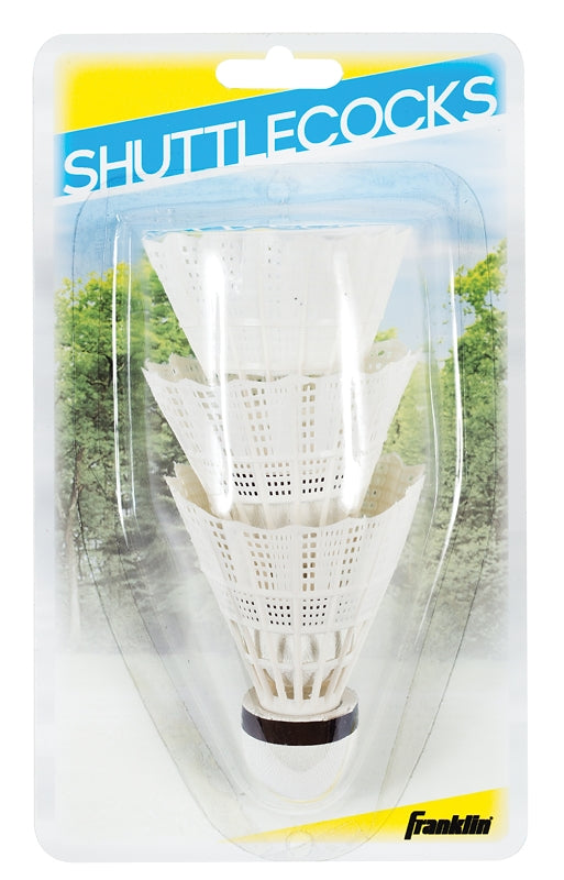 Franklin Sports 52618 Shuttlecock, Nylon Mesh, White