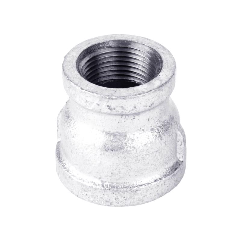 STZ Industries 3/4 in. FIP each X 1/2 in. D FIP Galvanized Malleable Iron Reducing Coupling, Pack of 5