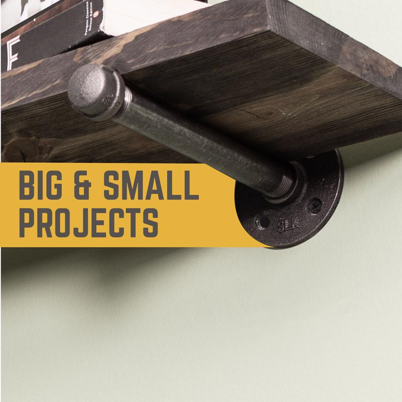 STZ Industries 1/2 in. FIP each Black Malleable Iron Cap, Pack of 5