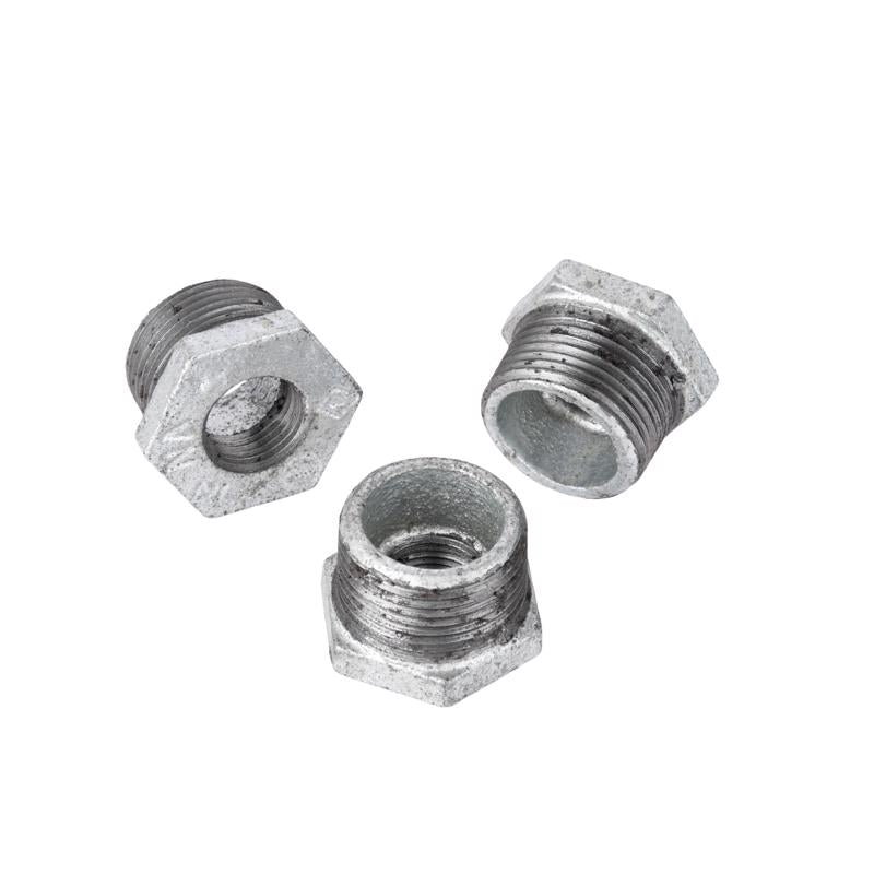 STZ Industries 2 in. MIP each X 1-1/2 in. D FIP Galvanized Malleable Iron Hex Bushing