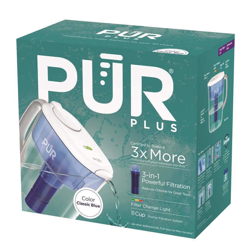 PUR 11 cups Blue Water Filtration Pitcher