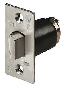Tell Manufacturing CL100185 Latch Bolt, 5 in L, 3-1/2 in W, Stainless Steel, Satin