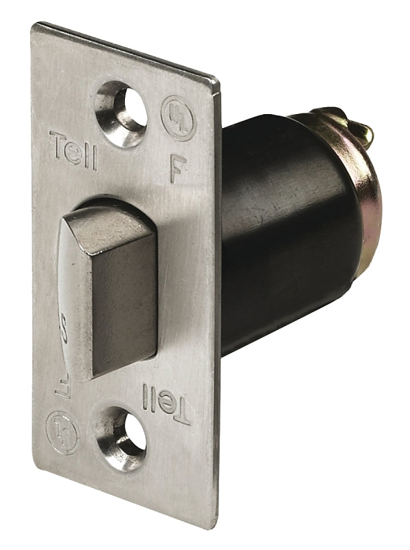 Tell Manufacturing CL100185 Latch Bolt, 5 in L, 3-1/2 in W, Stainless Steel, Satin