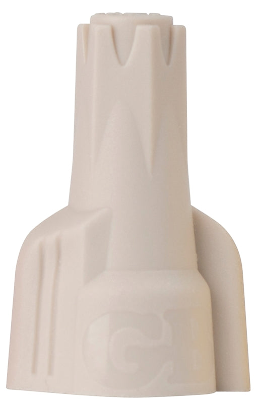 Gardner Bender Hex-Lok 19-1H1 Wire Connector, Tan, 22 to 8 AWG Wire, Copper Contact, Thermoplastic