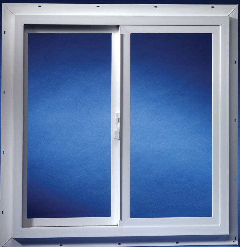 Duo-Corp 2020IGUT Utility Window, 23-1/2 in W Window, Vinyl Frame