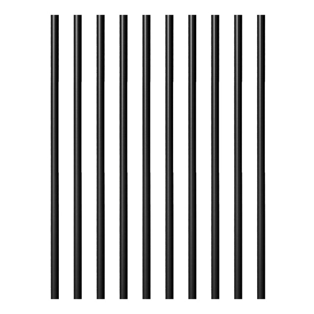 Maine Ornamental 74698 Baluster, 3/4 in Dia, 26 in L, Round, Aluminum, Black, Powder-Coated