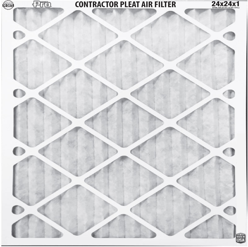 BestAir 24 in. W X 24 in. H X 1 in. D 8 MERV Pleated Air Filter 1 pk, Pack of 12