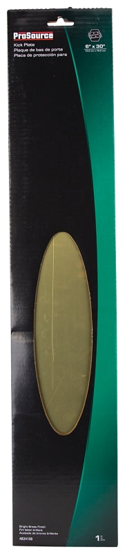 ProSource 32303BBD-PS Kick Plate, 30 in L, 6 in W, Aluminum