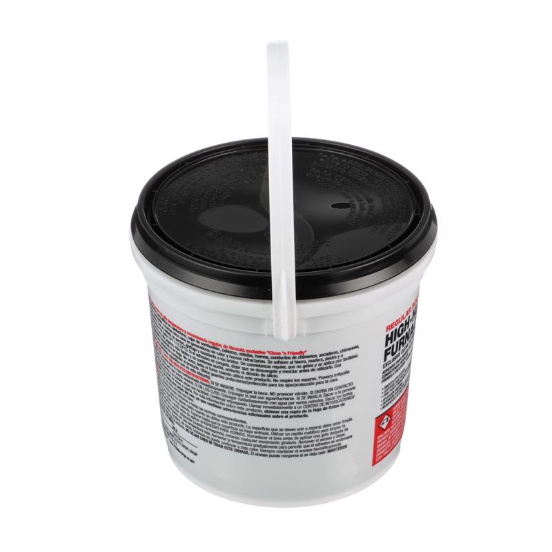 Hercules Oatey White High Heat Furnace Cement For Furnace 1/2 gal