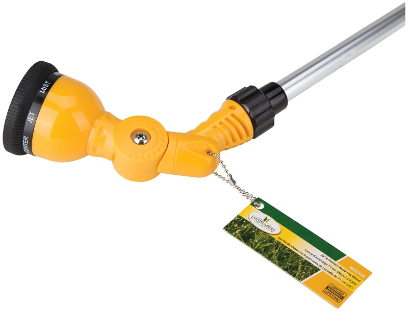 Landscapers Select GW-53571A Watering Wand, 8 -Spray Pattern, Full, Center, Jet, Mist, Angle, Shower, Flat, Cone