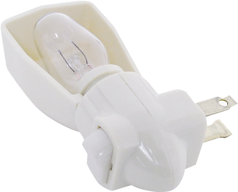 Eaton Wiring Devices BP850V Night Light, 15 A, 125 V, 4 W, Incandescent Lamp, Plastic Fixture, Ivory