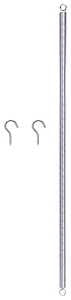 ProSource LR1013L Door Spring, 23/64 in Dia, 16 in L, Steel, Zinc