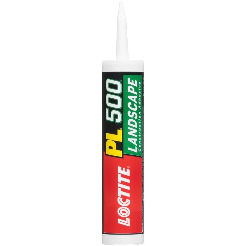 Loctite 1654392 Premium Landscape Block Adhesive, Paste, Acetone, Beige/Tan, 10 oz Tube