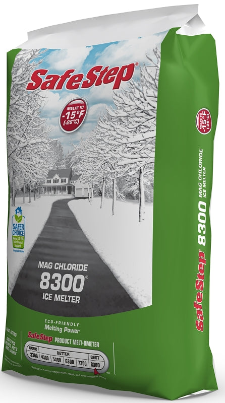 Safe Step 8300 53851 Ice Melter, Granular Crystal, Crystal, 50 lb Bag