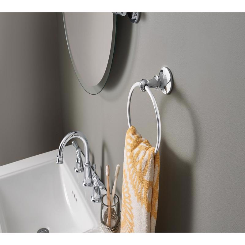 Moen Banbury Chrome Traditional Bathroom Faucet 8-16 in.