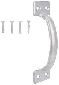 ProSource 20912MGB-PS Door Pull, 1-3/4 in W, 6-1/2 in D, 1-1/2 in H, Steel, Galvanized