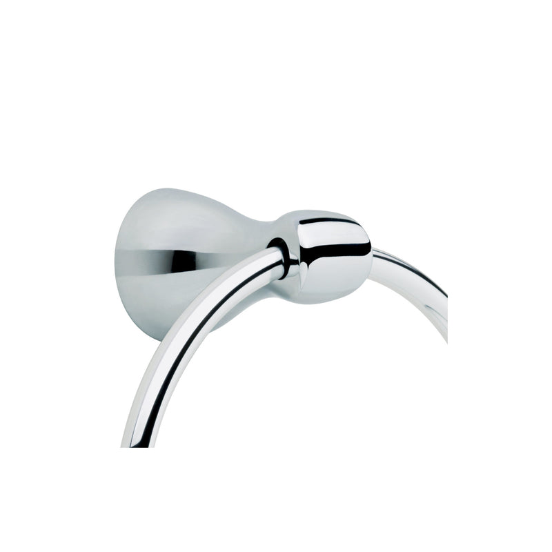 Delta Foundations Chrome Silver Towel Ring Die Cast Zinc