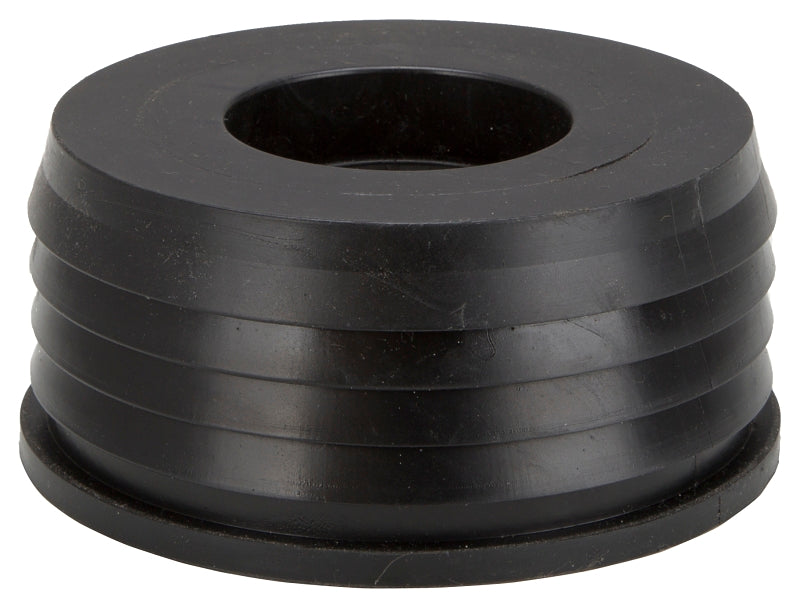 ProSource 44U-205 Hub Donut, 4 x 2 in, PVC, Black