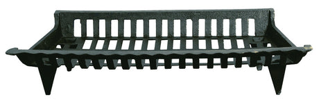 Open Hearth Black Cast Iron Fireplace Grate