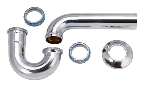 Ace 1-1/2 in. D Chrome Plated Brass P Trap