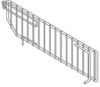 DIVIDER WIRE SINGLE CHRM 19IN, Pack of 50