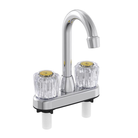 Home Plus Two Handle Chrome Bar Faucet