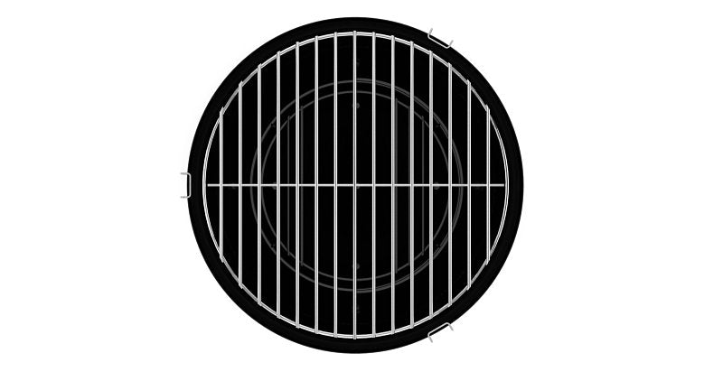 Napoleon Legend NK14K-LEG-3 Charcoal Kettle Grill, 13.5 sq-in Primary Cooking Surface, Black