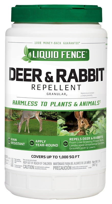 Liquid Fence HG-70266 Deer and Rabbit Repellent, 1000 sq-ft Coverage