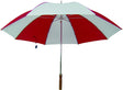 Diamondback TF-06-RD/WHT Golf Umbrella, Round Canopy, Nylon Fabric, Red/White Fabric, 29 in OAH