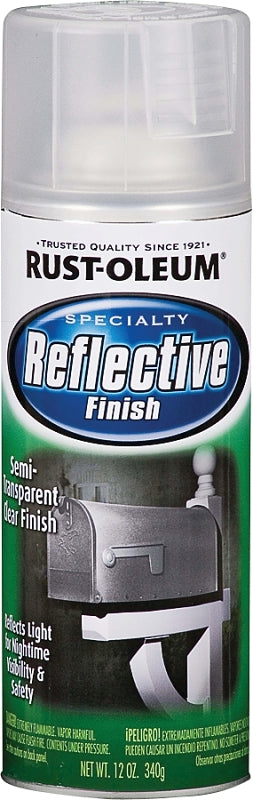 Rust-Oleum 214944 Spray Paint, Clear/Semi-Transparent, Reflective, 10 oz Can