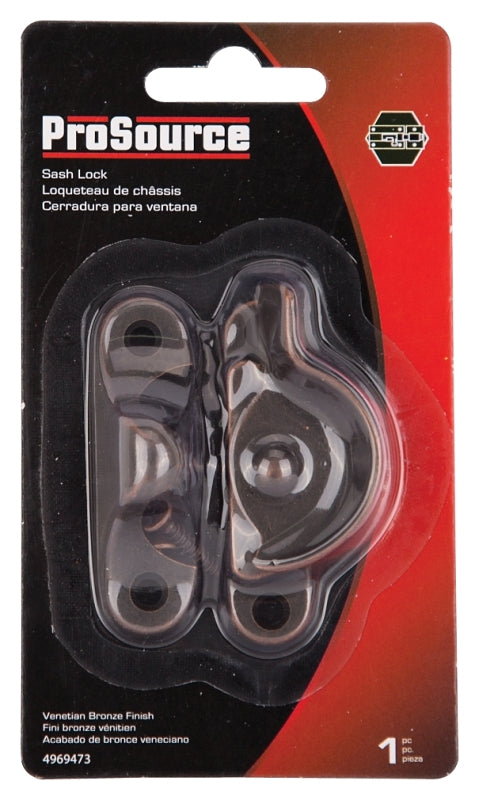 ProSource 802519VB-PS Sash Cam Lock, Zinc, Venetian Bronze