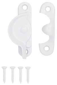 ProSource 802518W-PS Sash Cam Lock, Zinc, White