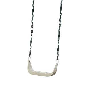 Playstar PS 7946 Rigid Swing Seat, Metal/Plastic, Beige/Cream