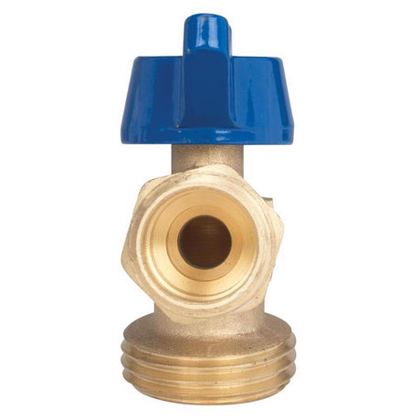 Homewerks 1/2 in. MIP X 3/4 in. MHT Brass Ball Valve Hose Bibb