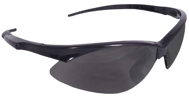 Radians AP1-20-GF12 Safety Glasses, Smoke Lens, Black Frame, Hard-Coated Lens, Pack of 12