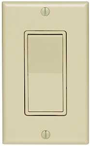 Leviton C25-05673-02I Switch Wallplate, Ivory