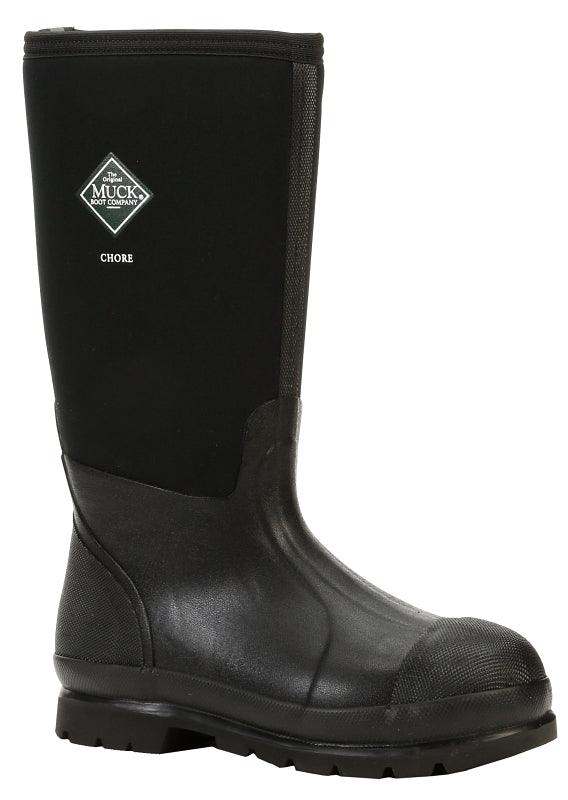 Muck CHORE Series CHH-000A-BL-070 Boots, 7, Black, Rubber Upper