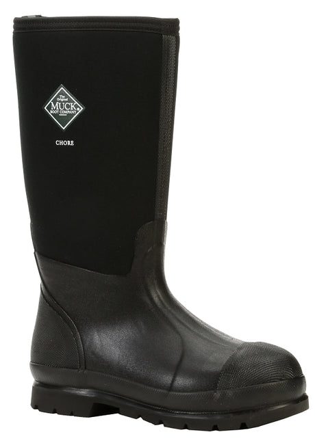 Muck CHORE HI Series CHH-000A-BL-110 Boots, 11, Black, Rubber Upper